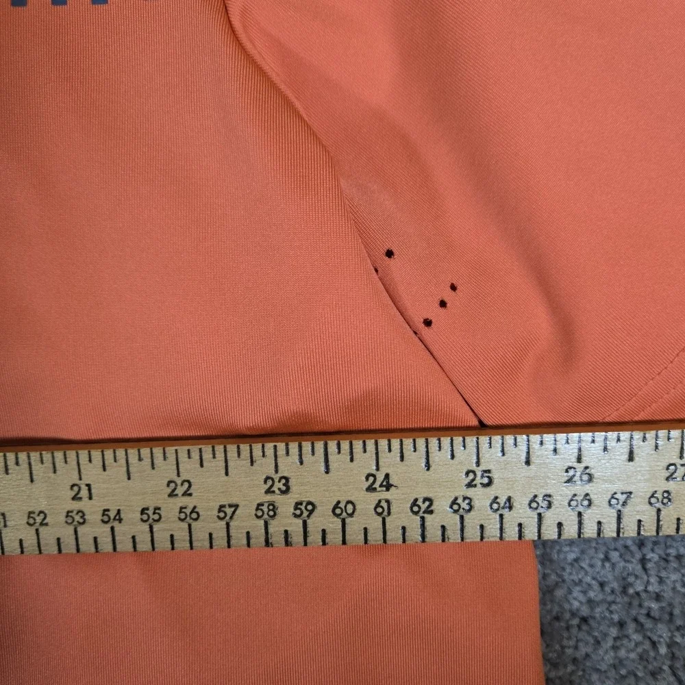 Adidas Men's Golf Polo Pure Motion Coolmax Orange Shirt Mens 2XL Polo